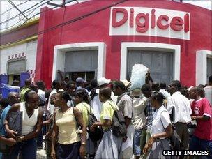 Digicel office in Haiti