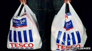 tesco shopping bag