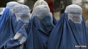 Archive photo of Afghan women