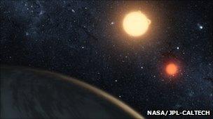 Two suns (Credit: Nasa/JPL-Caltech)