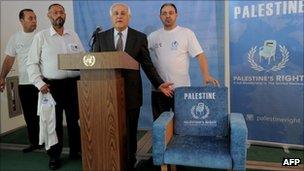 Symbolic Palestinian UN chair
