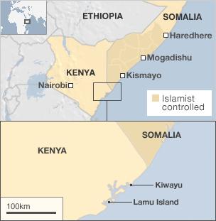 Map of Kenya