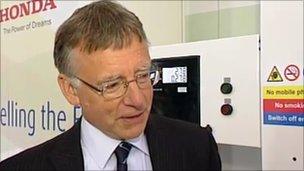 Professor Kevin Kendall, hydrogen and fuel cell expert from Birmingham University.