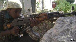 Al-Shabab fighter (file photo)