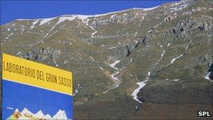 Gran Sasso sign