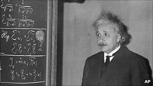 Albert Einstein in Pittsburgh on 28 December 1934