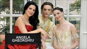 Angela Gheorghiu, Sergei Polunin and Lauren Cuthbertson