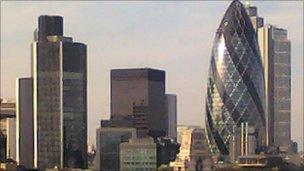 City of London skyline