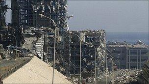 Cyprus' Vasiliko power station, damaged by a blast at the nearby Evangelos Florakis naval base in July 2011