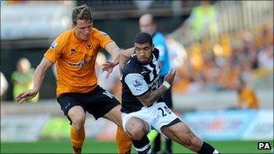 Wolves v Newcastle in the Premier League
