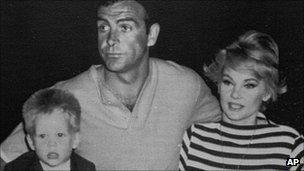 Sean Connery with Diane Cilento and their son Jason