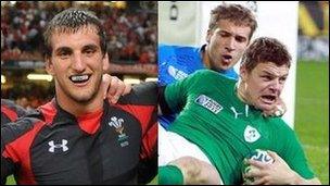Sam Warburton a Brian O'Driscoll