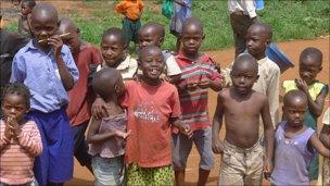 Children in Jinja, Uganda