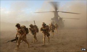Troops in Helmand Province, Afghanistan