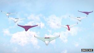 Design for ultra-efficient blended wing aircraft
