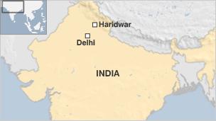 Haridwar In India Map India Stampede 'Kills 16' At Haridwar Festival - Bbc News