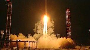 Russian probe launch to Mars