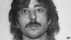 Police photo of Brian Dugan in 1985