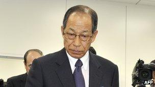 Former Olympus chairman Tsuyoshi Kikukawa