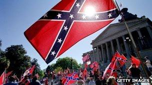 Confederate flag in Columbia, South Carolina