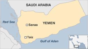 Yemen shelling 'kills 11' in Taiz as UN visits Sanaa - BBC News