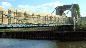 River Avon closed over Victoria Bridge concerns BBC News