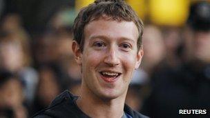 Face book founder Mark Zuckerberg