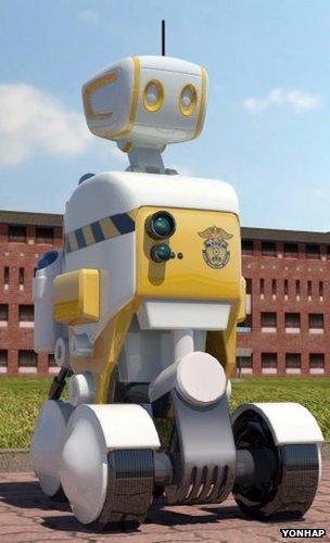 Prison guard robot prototype