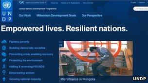 UNDP website