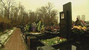The cemetery where Sergei Magnitsky is buried