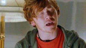 Rupert Grint in the video for Ed Sheeran's Lego House