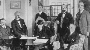 90th anniversary of signing of Anglo-Irish Treaty - BBC News