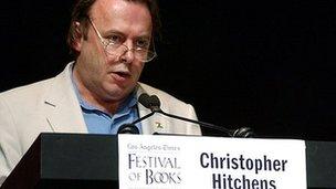 Writer Christopher Hitchens