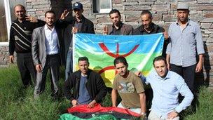 Amazigh former fighters from the Jadu Brigade