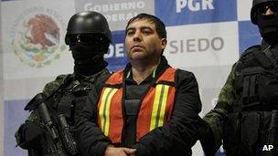 Mexico cartel 'security chief' Cabrera Sarabia arrested - BBC News