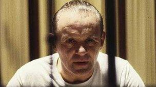 Sir Anthony Hopkins as Hannibal Lecter in The Silence of the Lambs
