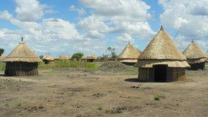 Village of Bildak in Ethiopia's Gambella region (Pic courtesy of HRW)