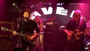 Paul McCartney plays at the Cavern Club