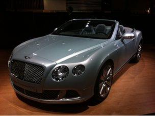 Bentley at a Doha motor show