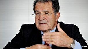 Former EU Commission president Romano Prodi