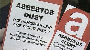 Asbestos awareness leaflets