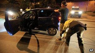 Checkpoint in Bogota