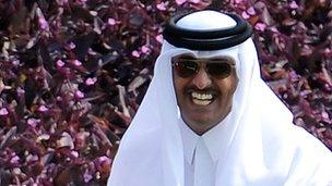 Qatari Crown Prince Sheikh Tamim bin Hamad al-Thani