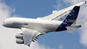 A380 wings are made in the UK