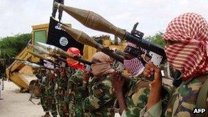 Al-Shabab fighters (file photo)