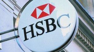 Arwydd HSBC (generic)