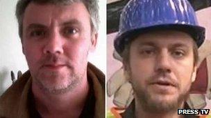 Gareth Montgomery-Johnson (left) and Nicholas Davies