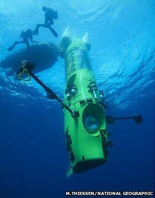 Deepsea Challenge (Mark Thiessen/National Geographic)