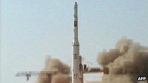 File photo of North Korean rocket launch from April 2009