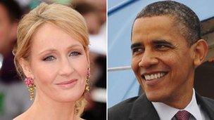 JK Rowling and Barack Obama